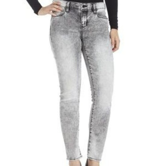 Dkny Denim - DKNY Jeans Women's Gray Acid Wash CITY Ultra Skinny Jeans Size 10